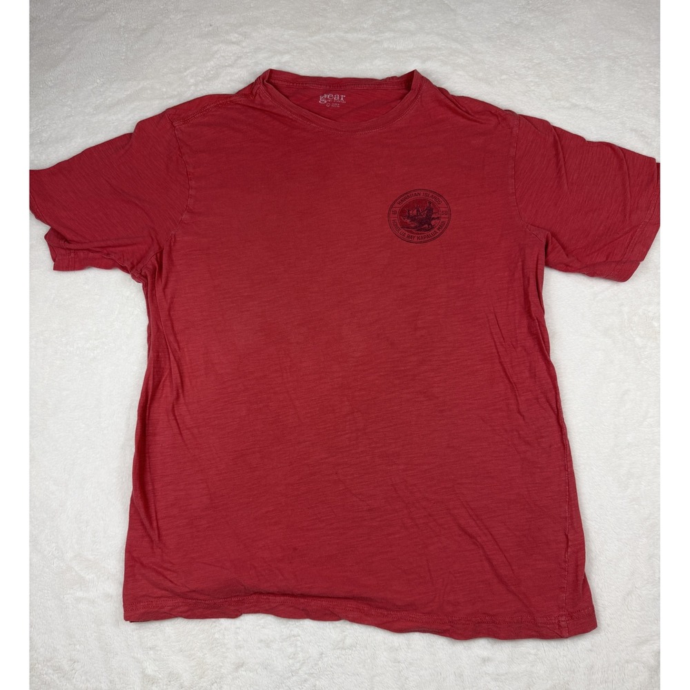 Gear for Sports Honolua Bay Maui Hawaii Red Graphic T-Shirt Estimated M
